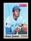 1970 Topps Baseball Card #240 Hall of Famer Fergie Jenkins Chicago Cubs NM