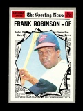 1970 Topps Baseball Card #463 All Star Hall of Famer Frank Robinson Baltimo
