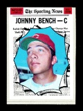 1970 Topps Baseball Card #464 All Star Hall of Famer Johnny Bench Cincinnat