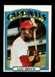 1972 Topps Baseball Card #200 Lou Brock St Louis Cardinals NM/MT Condition