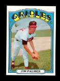 1972 Topps Baseball Card #270 Hall of Famer Jim Palmer Baltimore Orioles NM