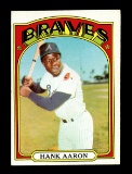 1972 Topps Baseball Card #299 Hall of Famer Hank Aaron Atlanta Braves. NM/M