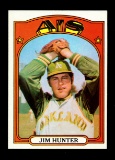 1972 Topps Baseball Card #330 Hall of Famer Jim Hunter Oakland As. NM/MT Co