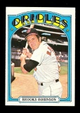 1972 Topps Baseball Card #550 Hall of Famer Brooks Robinson Baltimore Oriol