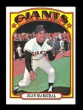 1972 Topps Baseball Card #567 Hall of Famer Juan Marichal San Francisco Gia