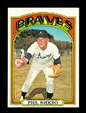 1972 Topps Baseball Card #620 Hall of Famer Phil Niekro Atlanta Braves NM/M