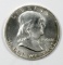 1960 Franklin Half Dollar MS