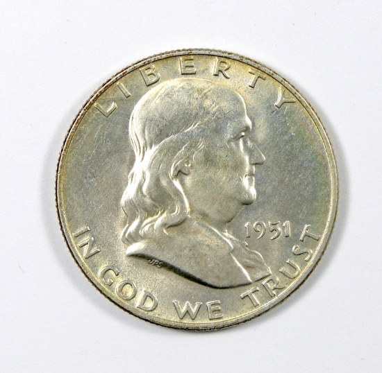 1951-D Franklin Half Dollar MS-63