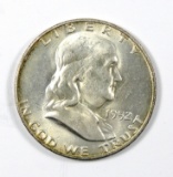 1952-D Franklin Half Dollar MS-63 Full Bell Lines