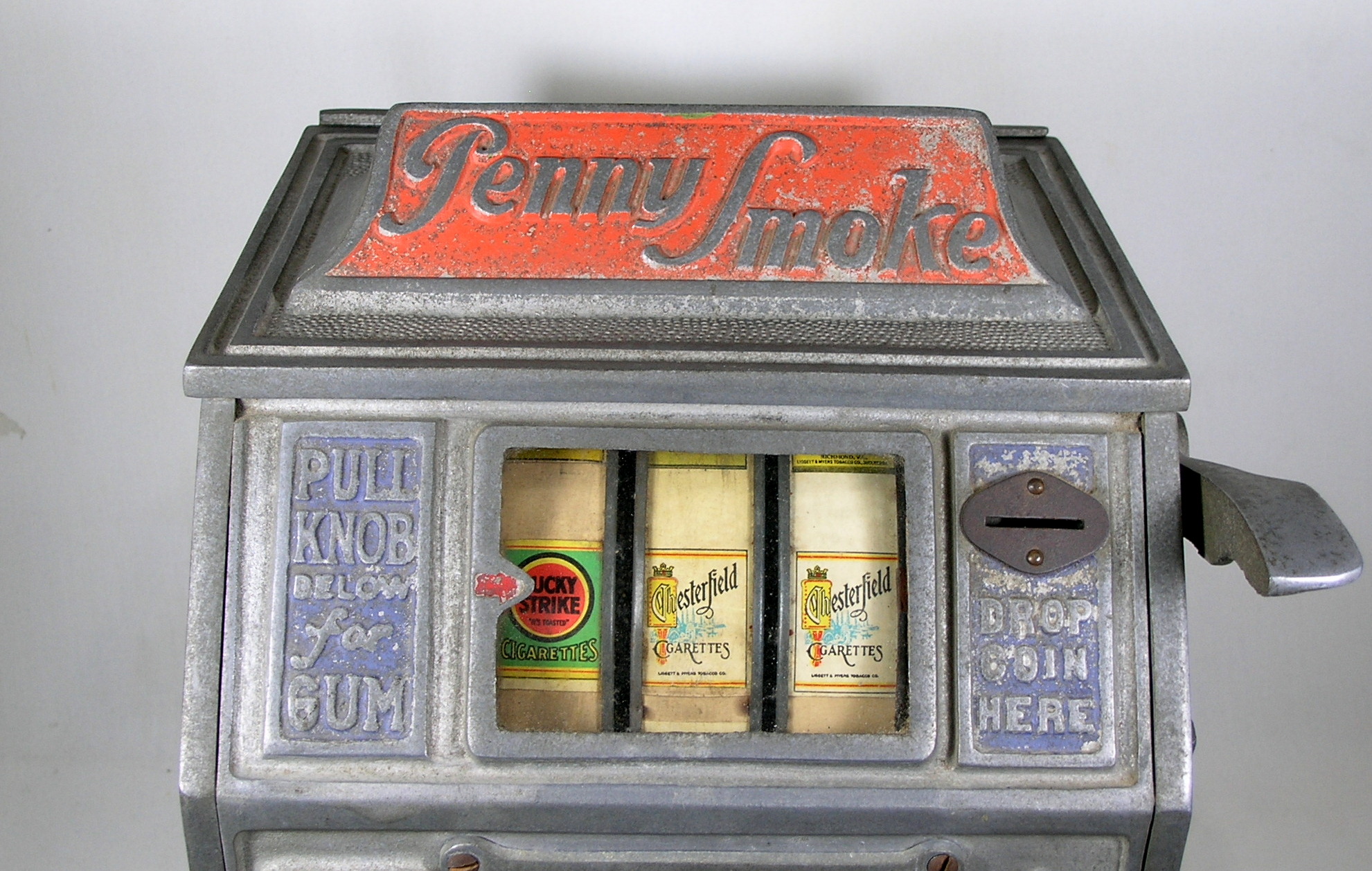 Vintage Dandy Vendor 1930's Penny Smoke Gumball