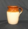 Vintage Pearsons Of Chesterfield 1810 Stoneware Pitcher. Beige Dark Brown A