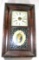 Vintage Wm. L. Gilbert Clock Co. Wall Clock Wooden Construction With Glass