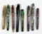 (8) Vintage Assorted Fountain Pens Wearever, Webster,  Locktite, Gold Bond,