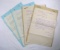 1848 and 1898 Legal Court Documents from Waukasha County Wisconsin