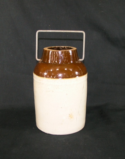 Vintage Stoneware Fruit/Cannng Jar (Missing Cap) Stamped 30 On Bottom. Othe