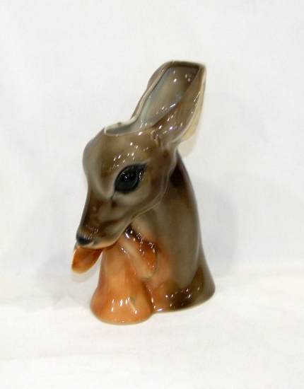 Vintage Royal Copley Deer Doe And Fawn Planter Great Condition No Cracks Or