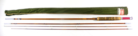 RARE Antique 1940s-50s SOUTH BEND #47 Split Fly BAMBOO 9? Fishing Rod. 