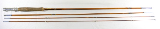 RARE Antique 1940s-50s SOUTH BEND No.57C Split Fly BAMBOO 9? Fishing Rod. 