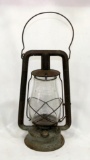 Vintage Dietz Monarch Rail Road/Barn Lantern Rust and Patina Where Paint Ha