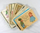 (109) Vintage Used Postcards Multiple Themes.