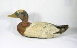Antique Wood Duck Decoy.  17