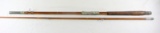 Antique Larger Bamboo Fly Fishing Rod with Leather Handle. Unmarked. 80