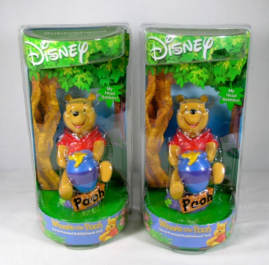 (2) Alexander Global Promotions INC. Disneys Winne The Pooh Hand Painted Bo