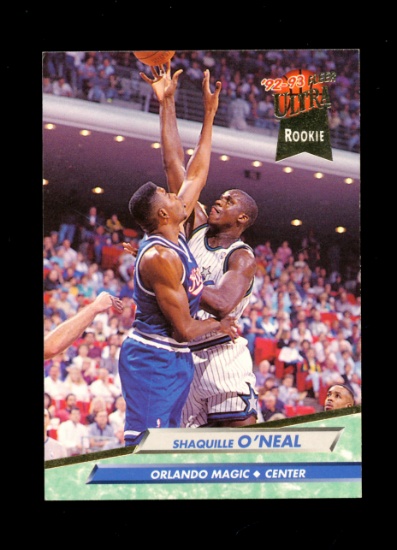 1993 Fleer ROOKIE Basketball Card #328 Rookie Hall of Famer Shaquille O'Neal