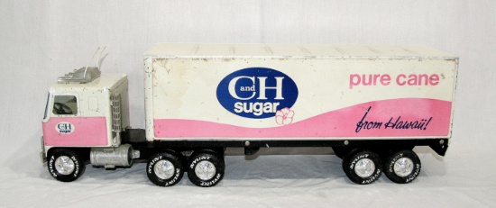 1980s Nylint Toy Semi Tractor & Trailer. C&H Sugar. Good Played With Condit