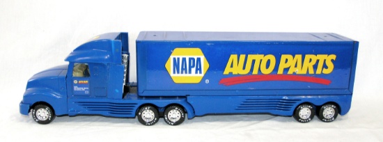 Nylint Toy Semi Tractor & Trailer. NAPA Auto Parts. Plastic & Steel. Good P