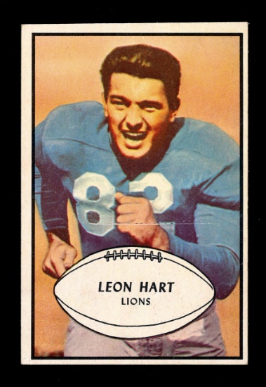 1953 Bowman Football Card #31 Leon Hart Detroit Lions. EX-MT+ Condition