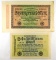 227.  Germany 1923 20,000 Mark; KP Catalog #85a; CONDITION:  AU; & 1923 10