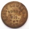 636.  Wisconsin Brass Lumber Company Trade Token for Bundy Lumber Co. Bundy