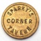 638.  Wisconsin Brass Trade Token for Sparky’s Corner Tavern (Kenosha, WI)