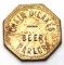 639.  Wisconsin Brass Trade Token for Chain O’ Lakes Beer Parlor (King, WI)