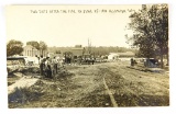 04.  RPPC:  1910 Two Days After the Fire of June 25 Allentown, Wis.  CONDIT
