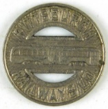 61.  Pennsylvania Nickel Transportation Token:  Pittsburgh Railways Co. – T