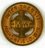 62.  Wisconsin Copper Transportation Token:  Inter Trans Marshfield, Wis. /