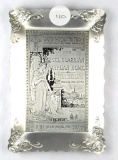 110.  1907 Aluminum Tip Tray:  Bazaar For The Orphan Home; Coliseum Wabash