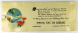 117.  1940’s Celluloid Top Ink Blotter for:  Mineral Point Oil Company / Ph