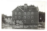 124.  1930’s RPPC Fishin’s Good At the “Old “Mill” Briggsville, Wis. Guy wa