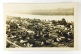 149.  1917 RPPC Bird’s Eye View of Cassville, Wis. from Aeroplane!  CONDITI
