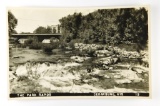 150.  1940’s RPPC of the Park Rapids (Milwaukee River) at Cedarburg, Wis.