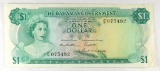 166.  Bahamas 1965 Dollar Catalog 18b CONDITION:  AU/CU; KP Catalog Value $