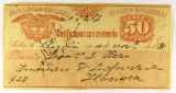 191.  Columbia 1891Certified Check issued at Bogata on October 22 to F. J.