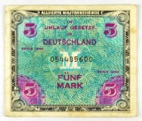234.  Germany Allied WWII Occupation ½ Mark; KP Catalog #193a.  CONDITION: