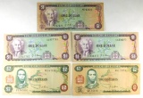 269. Jamaica 1970 $1 KP Catalog 54; CONDITION VF/EF; VALUE:  $4; (2) 1976 $