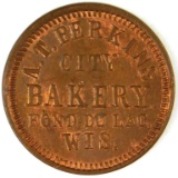 327.  1863 Fond Du Lac, Wis. A. T. Perkins City Bakery; FULD:  220I3a – Pen