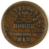 329.  1863 Fond Du Lac, Wis. C.J. Pettibone & Co. Dry Goods House; FULD:  2