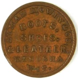 361.  1863 Kenosha, Wis. Lyman Mowry & Co. Boots, Shoes, Leather. FULD:  33